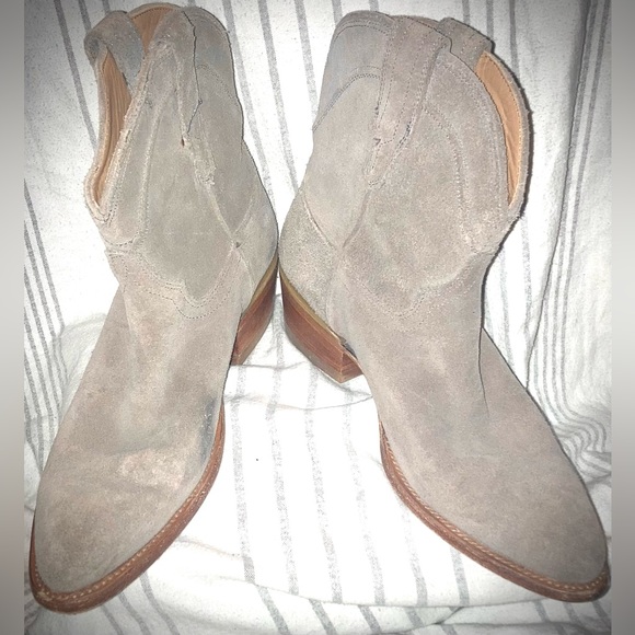 Tecova nubuck riding boots western boho size 9 - Picture 3 of 5